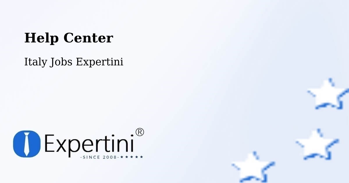 Help Center – Lissone - Italy Jobs Expertini